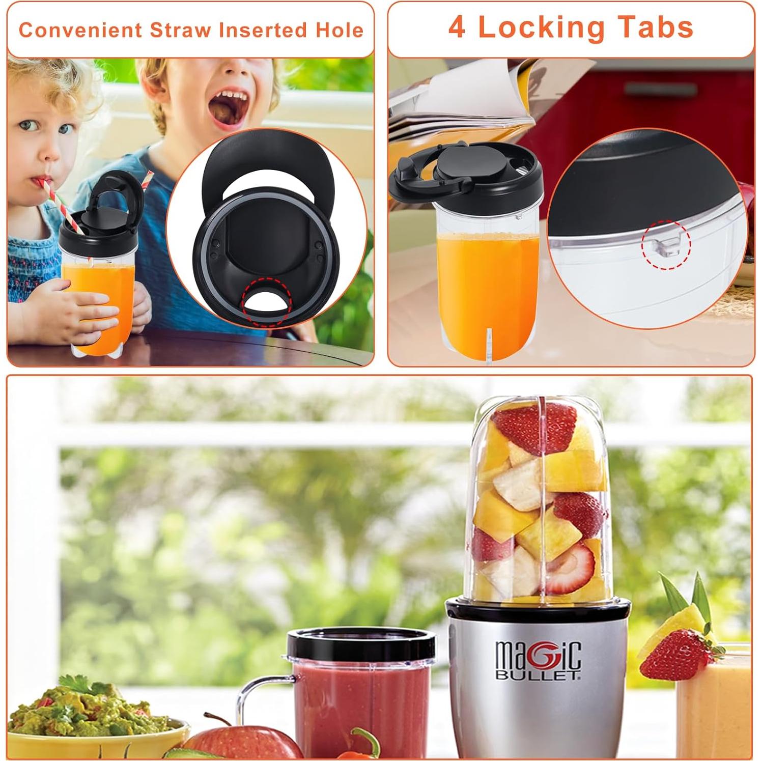 Tazas de Reemplazo Poweka 16oz para Licuadora Magic Bullet