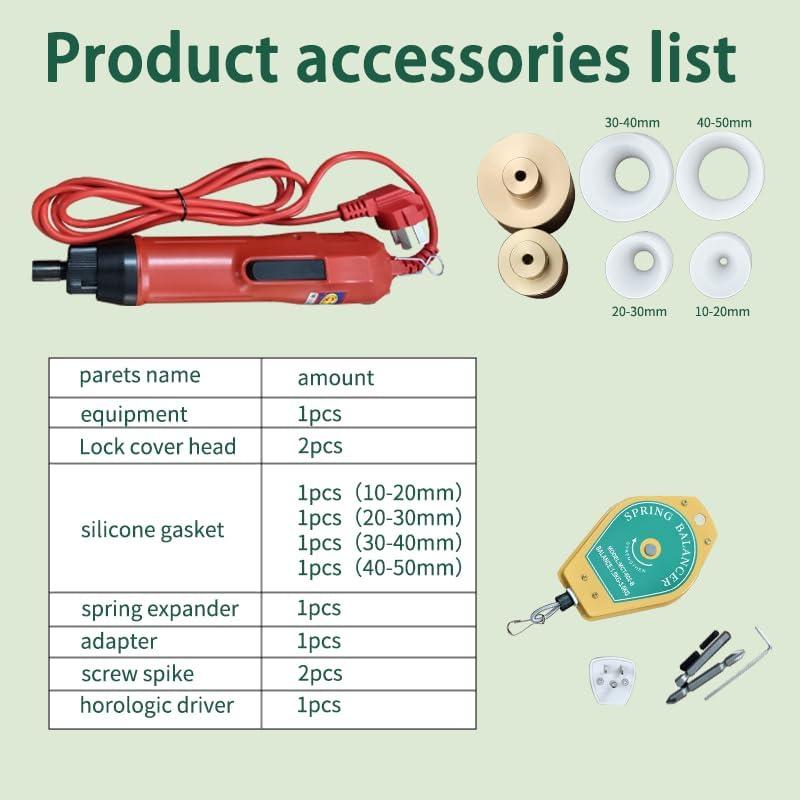 Máquina de Tapado Eléctrica Longxuanyin 80W 10-50mm