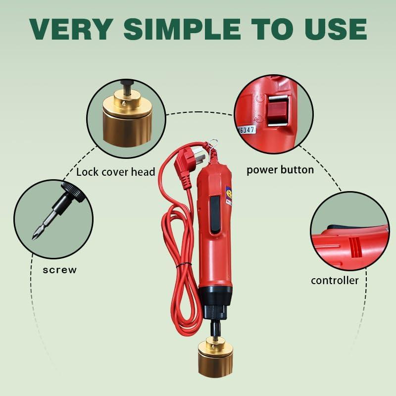 Máquina de Tapado Eléctrica Longxuanyin 80W 10-50mm