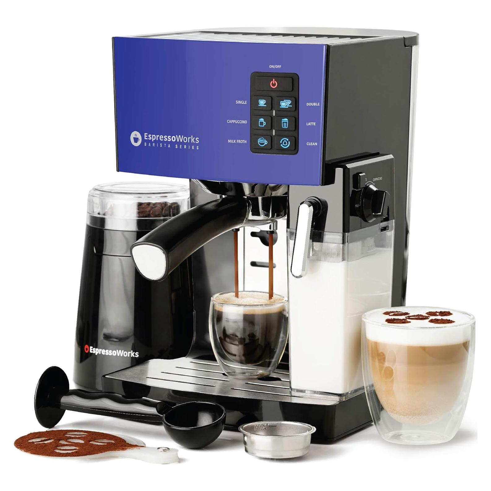 Máquina de Espresso EspressoWorks Barista 10 Piezas 1250W Azul