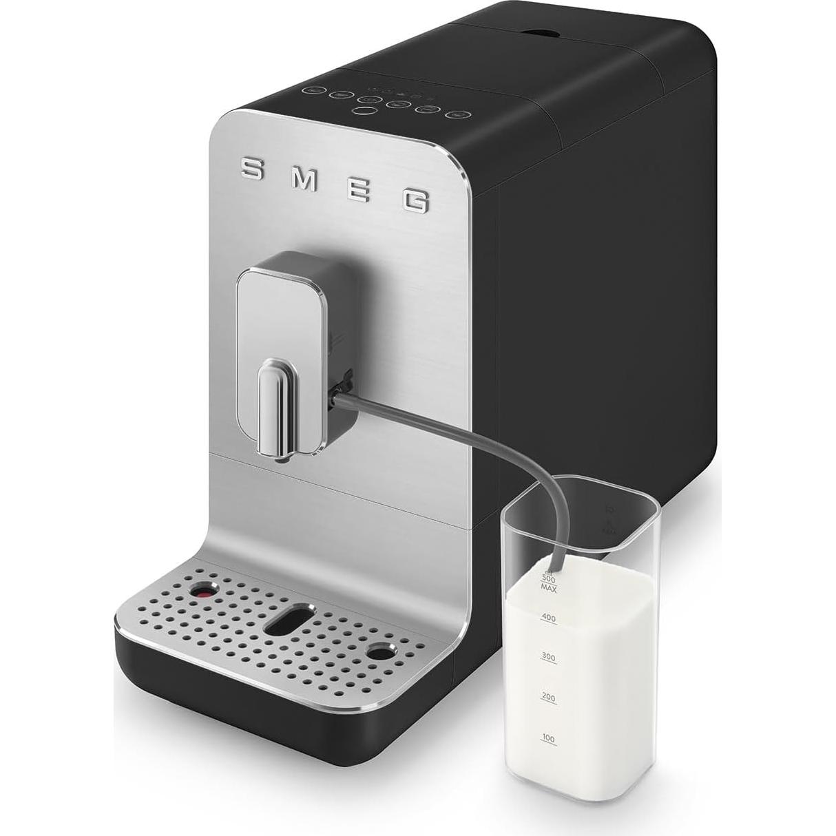 Máquina de Espresso Automática Smeg BCC13 con Molinillo y Espumador