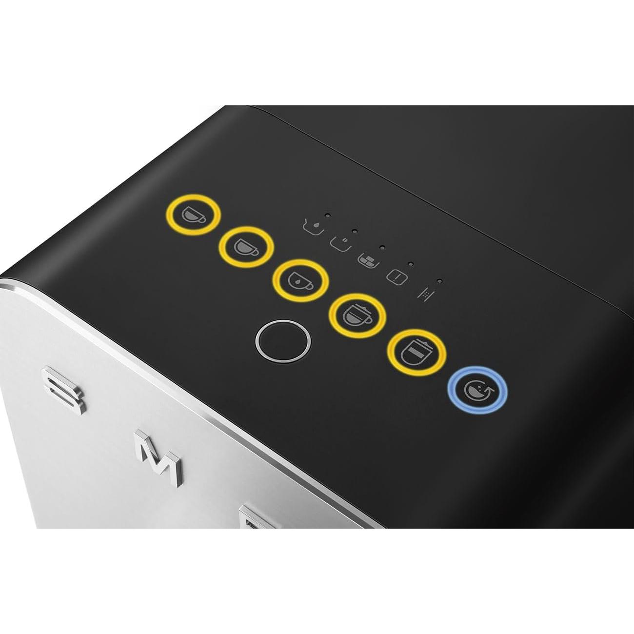 Máquina de Espresso Automática Smeg BCC13 con Molinillo y Espumador