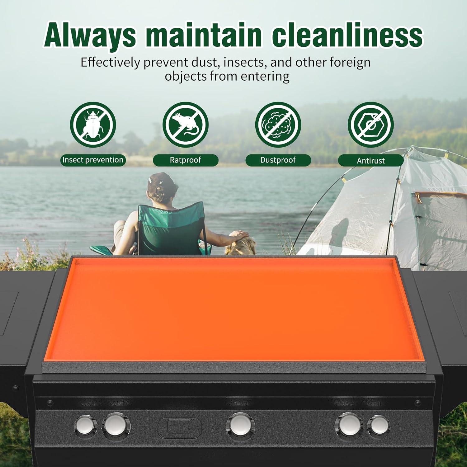 Cubierta de Silicona Grado Alimenticio WALACT 71.12 cm para Grill