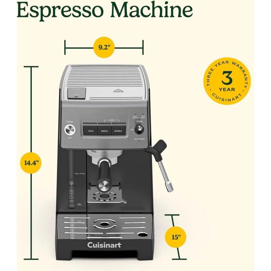 Máquina de Espresso Cuisinart EM-320 20 Bares 1.42L