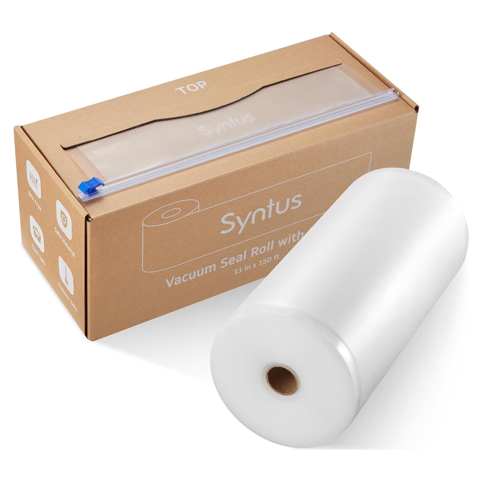 Bolsas de Sellado al Vacío Syntus 11" x 150' con Cortador BPA Free