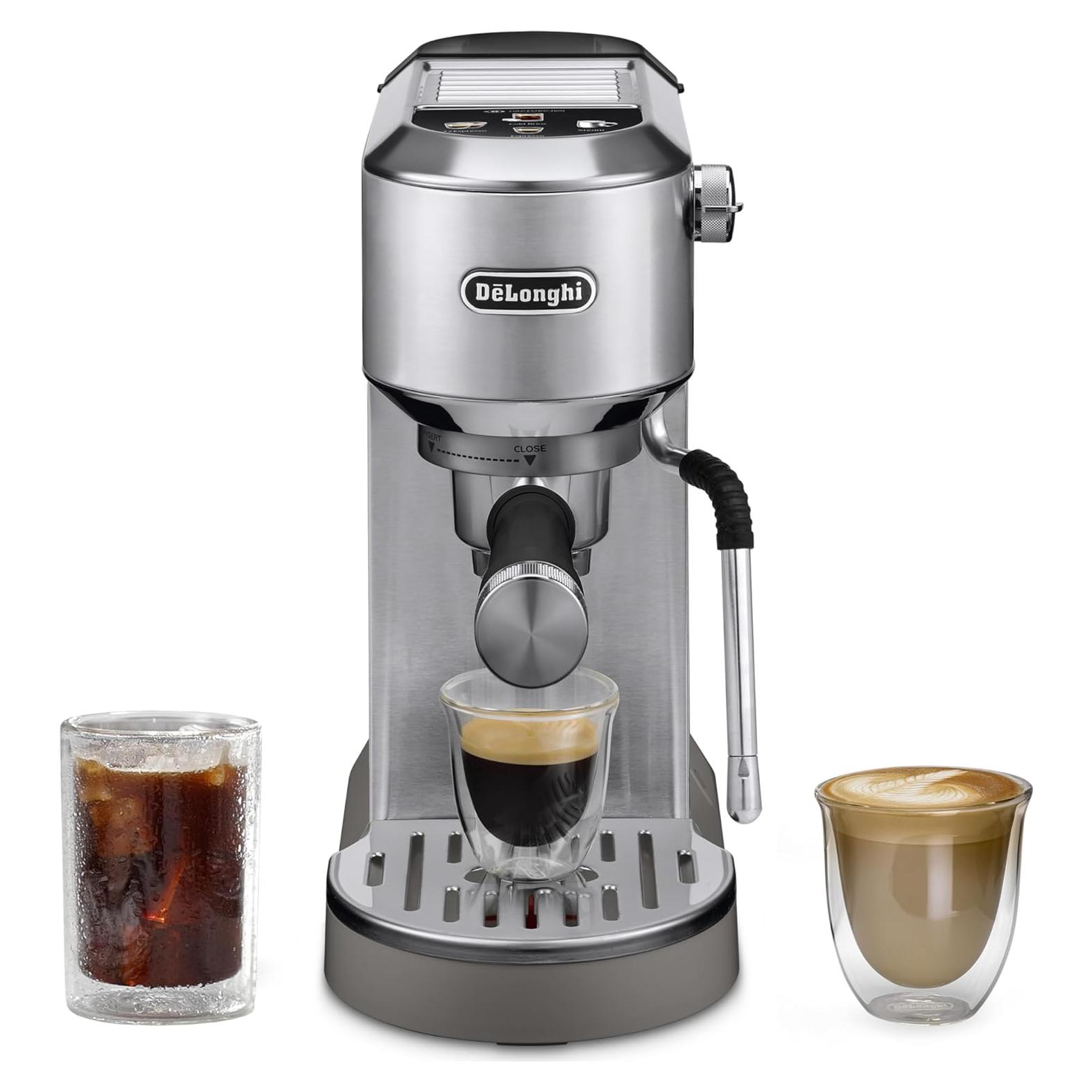 Cafetera Espresso De'Longhi Dedica Duo - Acero Inoxidable