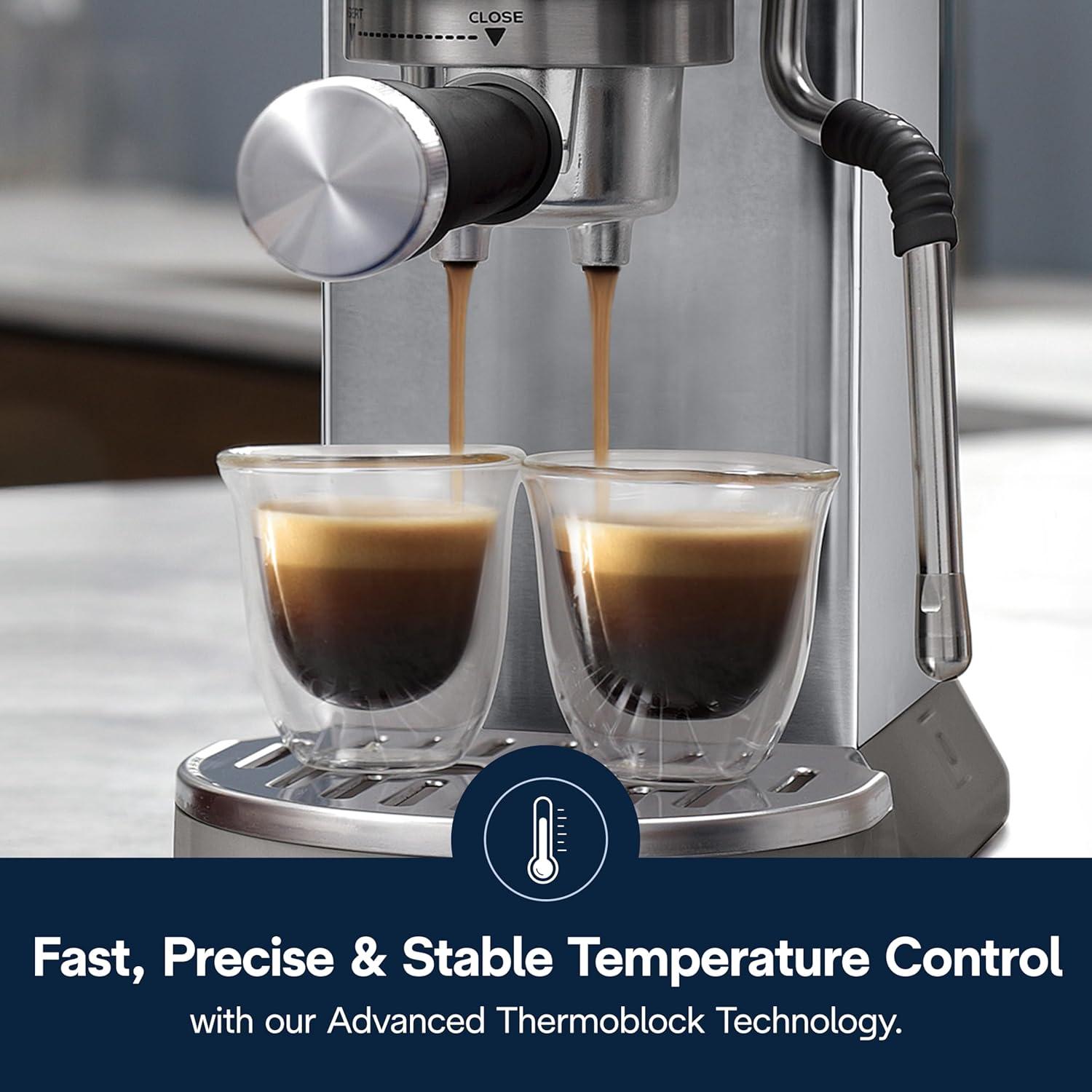 Cafetera Espresso De'Longhi Dedica Duo - Acero Inoxidable