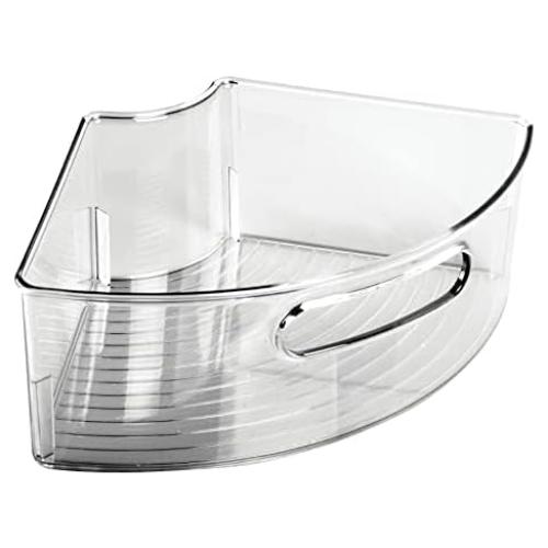 Contenedor Giratorio de Almacenamiento mDesign 31.9x18.6cm Gris Humo