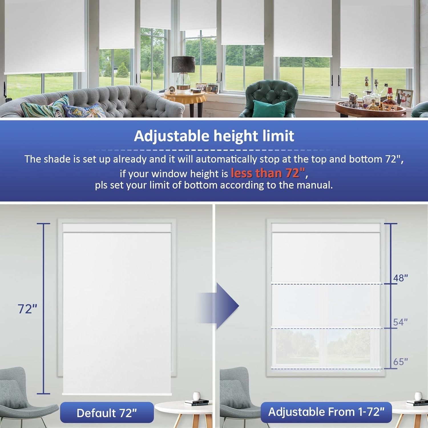 Persianas Motorizadas Ilot Queyries con Panel Solar 35x182.88cm
