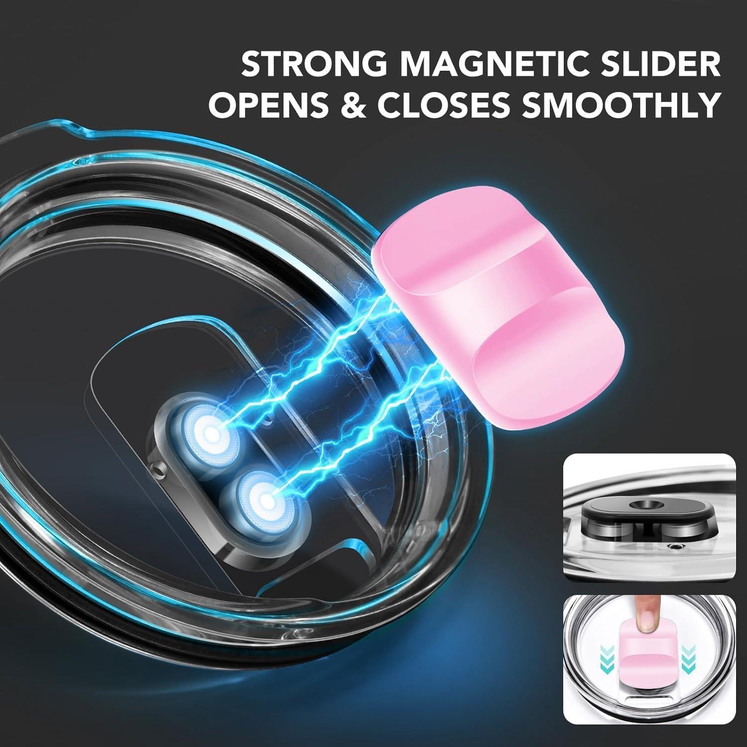 Tapa de Reemplazo Magnética UWSTE para Taza Ember 400 ml Rosa