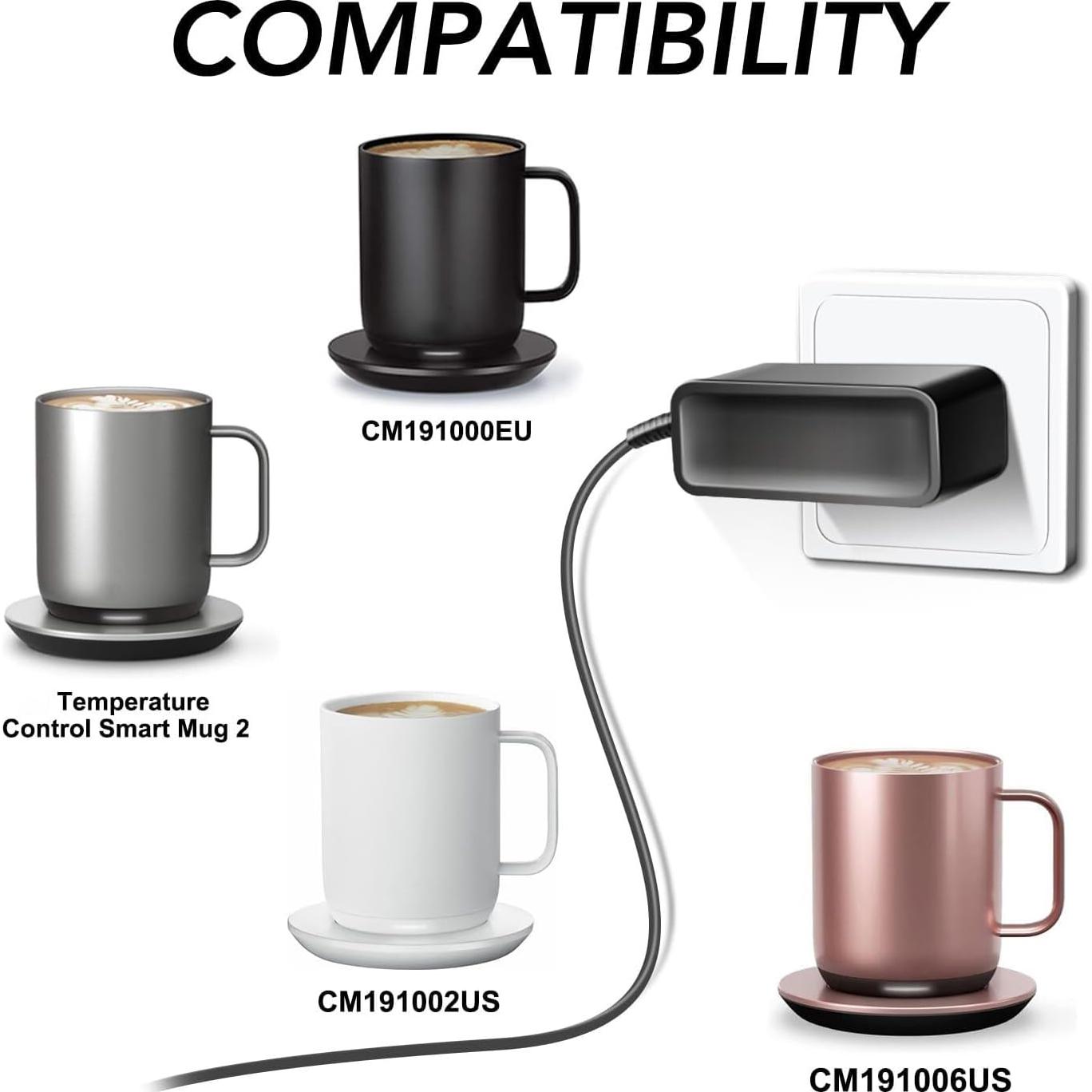 Adaptador de CA 19V 2.1A Taifu para Taza Ember 2