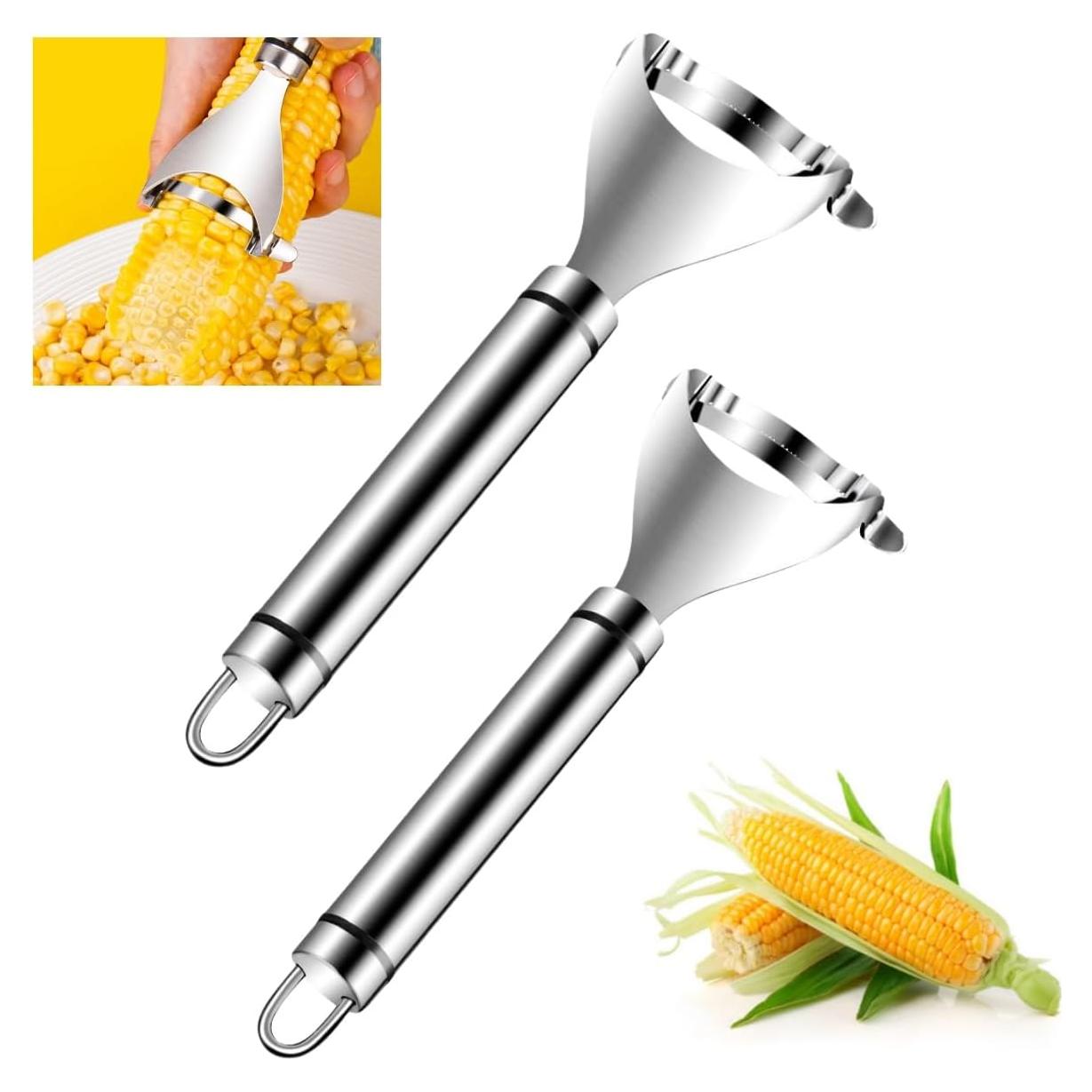 Pelador de Maíz Genérico 2PC Acero Inoxidable 304
