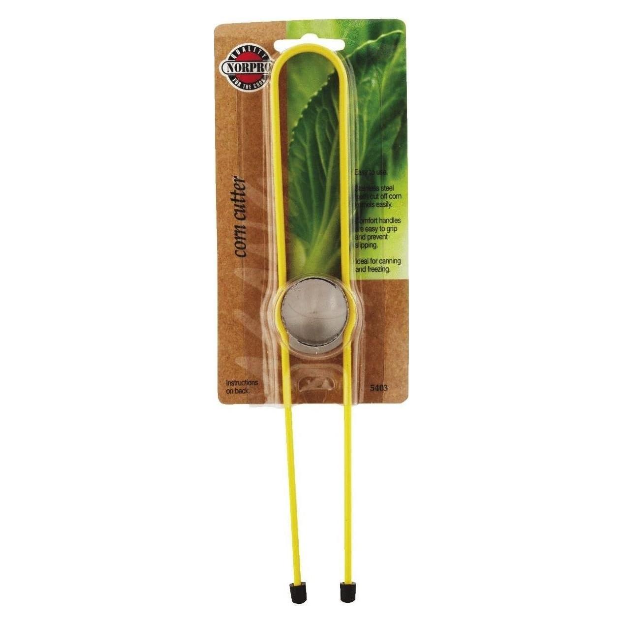 Cortador de Maíz Norpro 26.67 cm - Metal Ajustable Amarillo