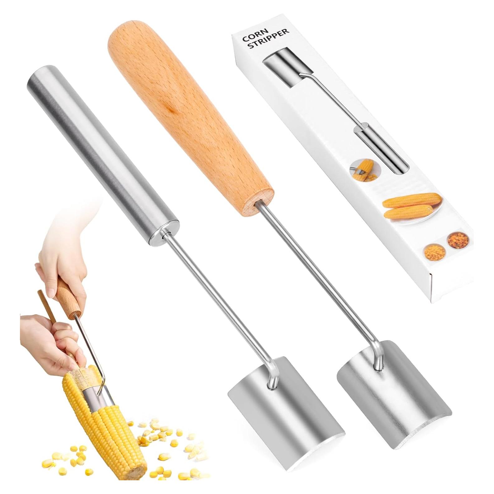 Desgranador de Maíz Genérico de Acero Inoxidable - 2 Pzs