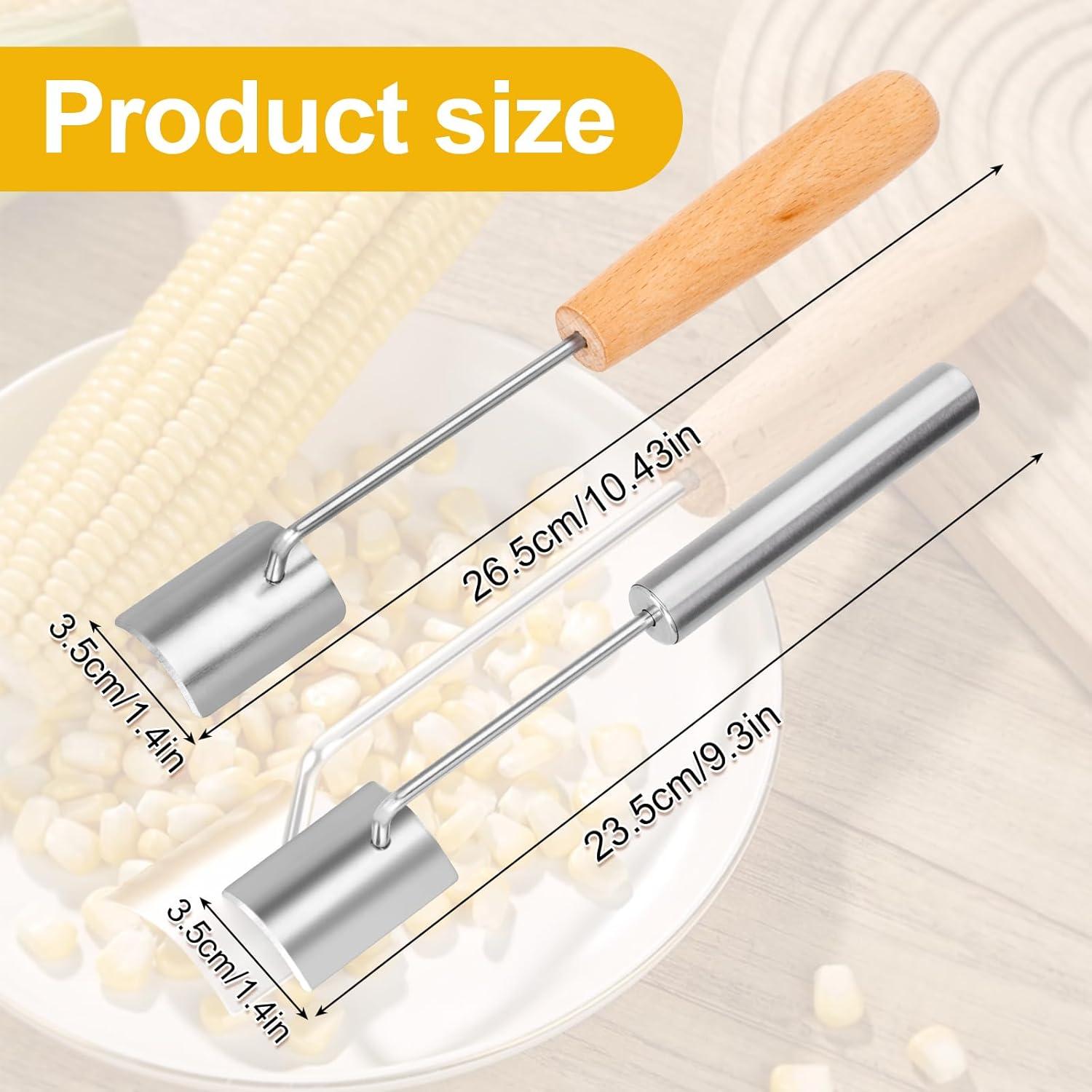 Desgranador de Maíz Genérico de Acero Inoxidable - 2 Pzs