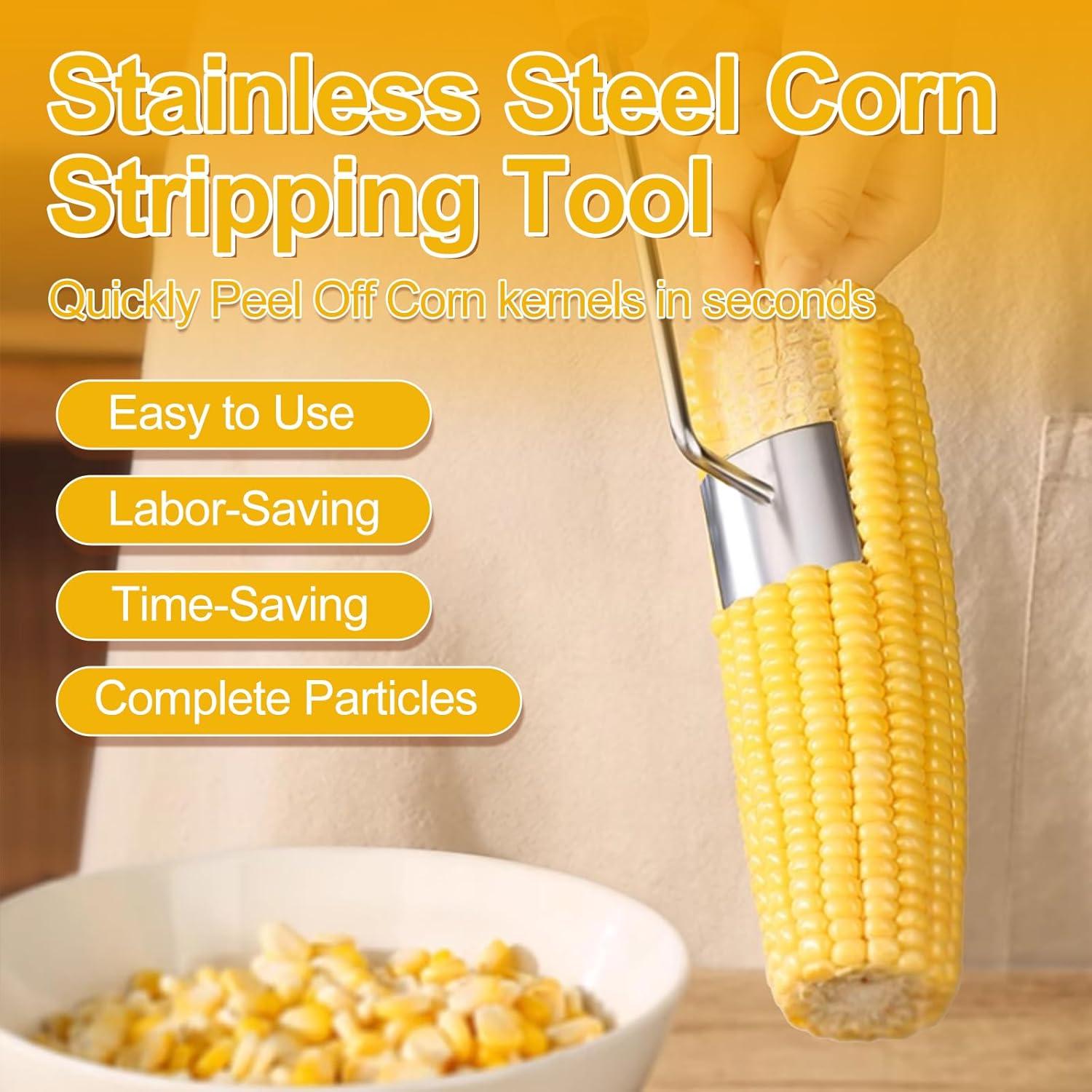 Desgranador de Maíz Genérico de Acero Inoxidable - 2 Pzs