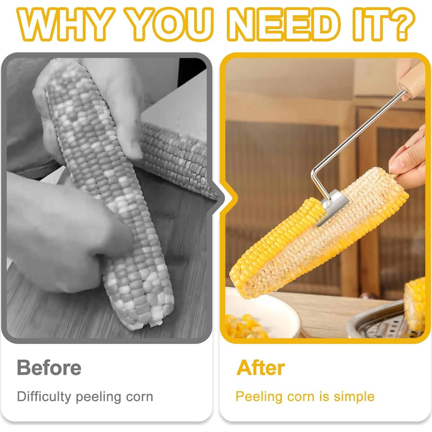 Desgranador de Maíz Genérico de Acero Inoxidable - 2 Pzs