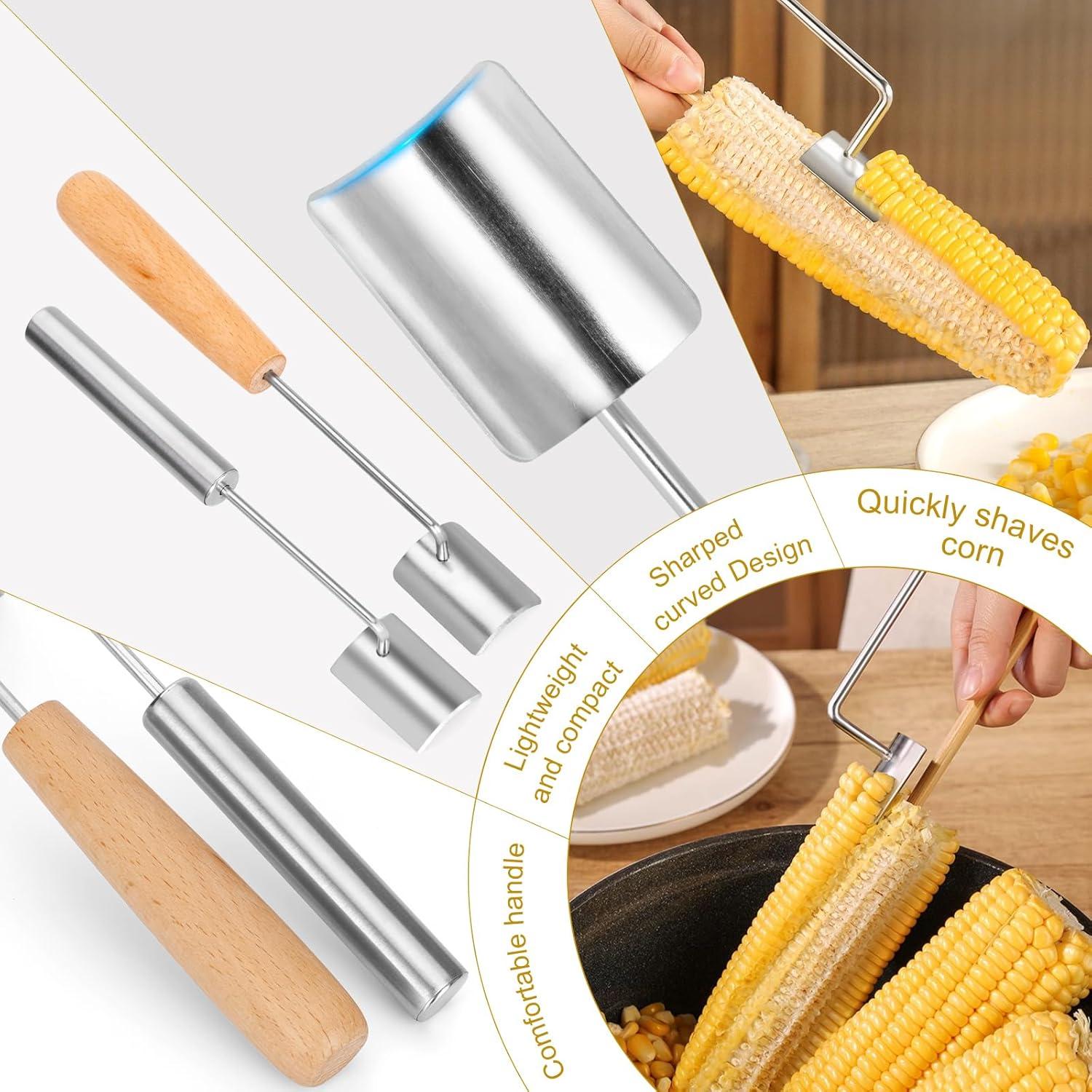 Desgranador de Maíz Genérico de Acero Inoxidable - 2 Pzs