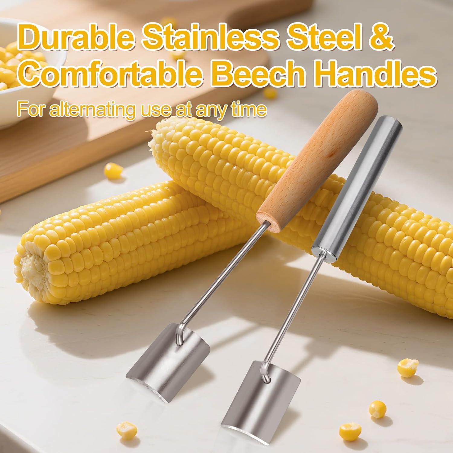 Desgranador de Maíz Genérico de Acero Inoxidable - 2 Pzs
