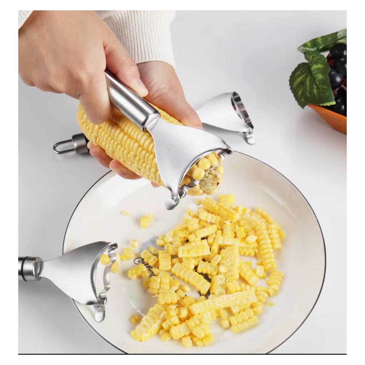 Pelador de Maíz Genérico de Acero Inoxidable 15.24 cm