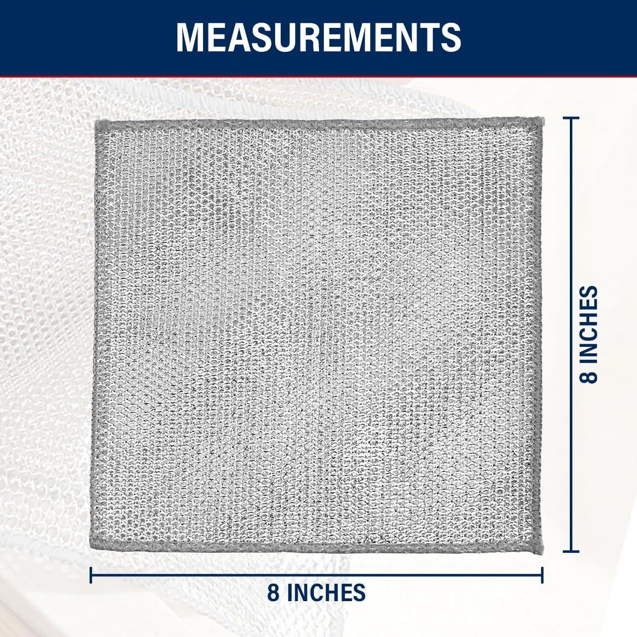 Paquete de 12 Paños de Limpieza Whisper Linen 20x20 cm