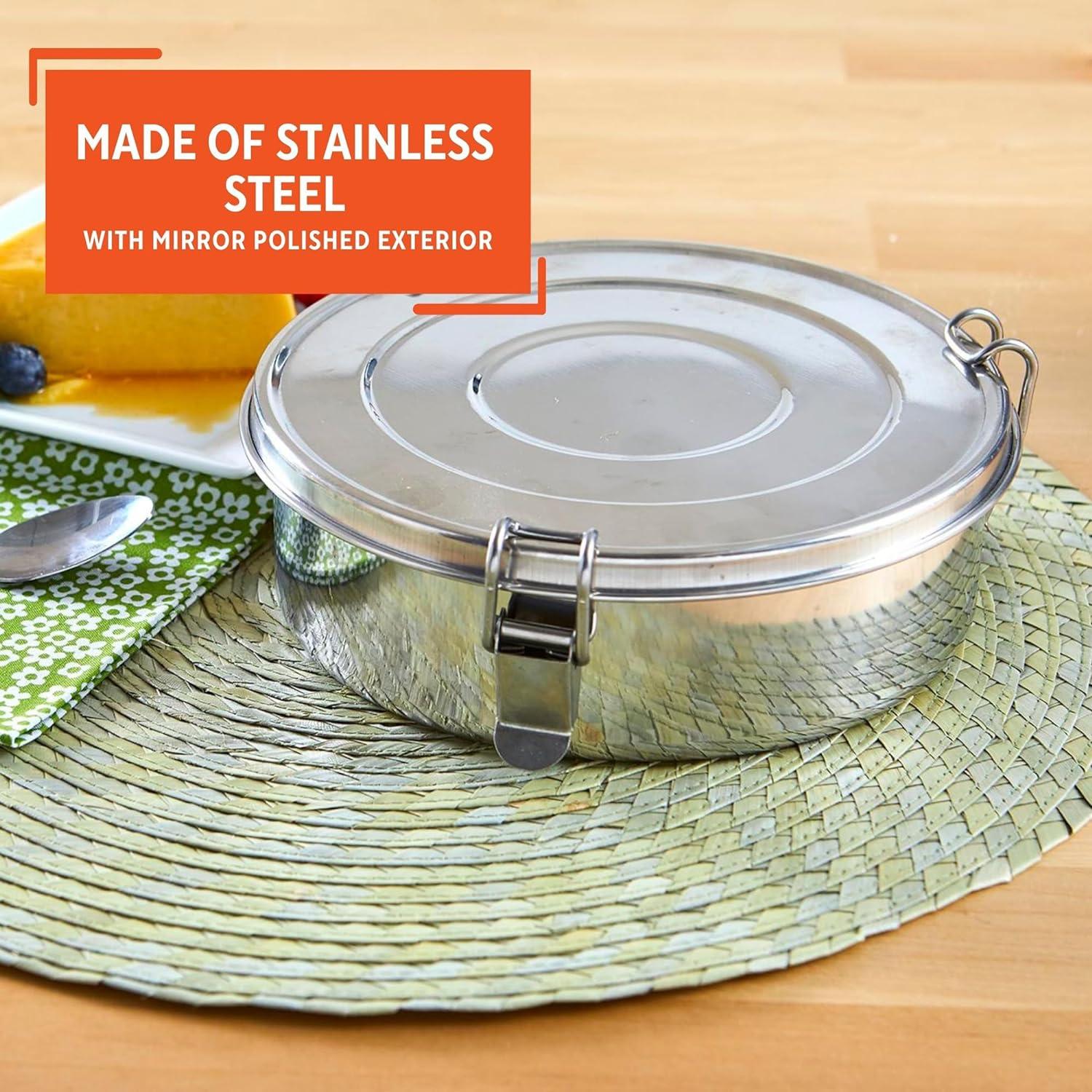 Molde para Flan Imusa 1.5Qt Acero Inoxidable Redondo