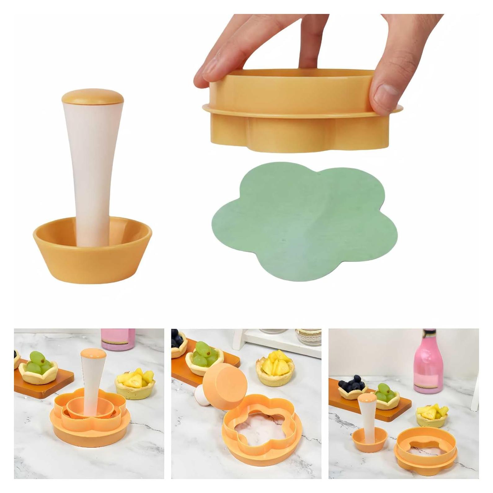 Moldes para Tartas de Huevo YOUMEHE 11.4x6.9 cm Reutilizables