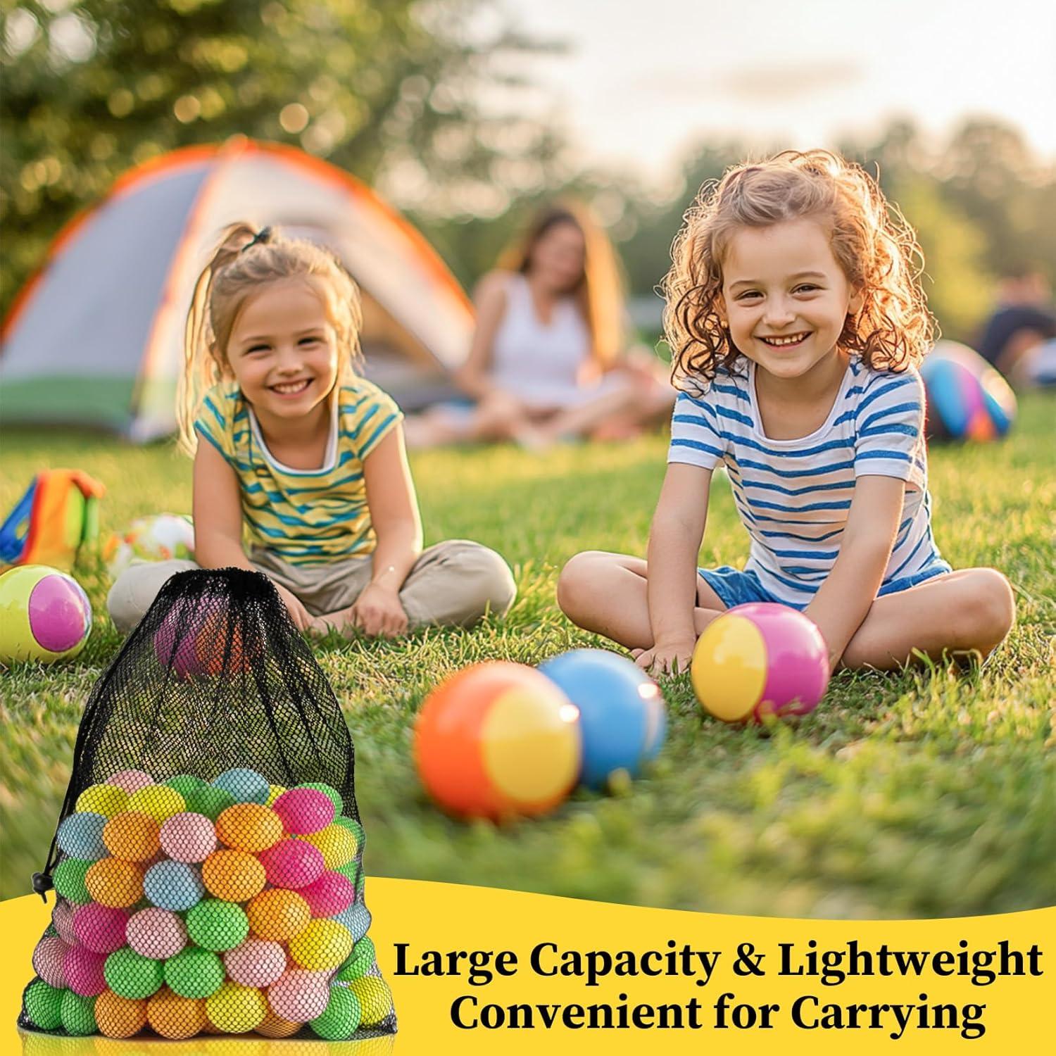 10 Bolsas de Malla MAQIHAN para Almacenamiento de Juguetes y Ropa