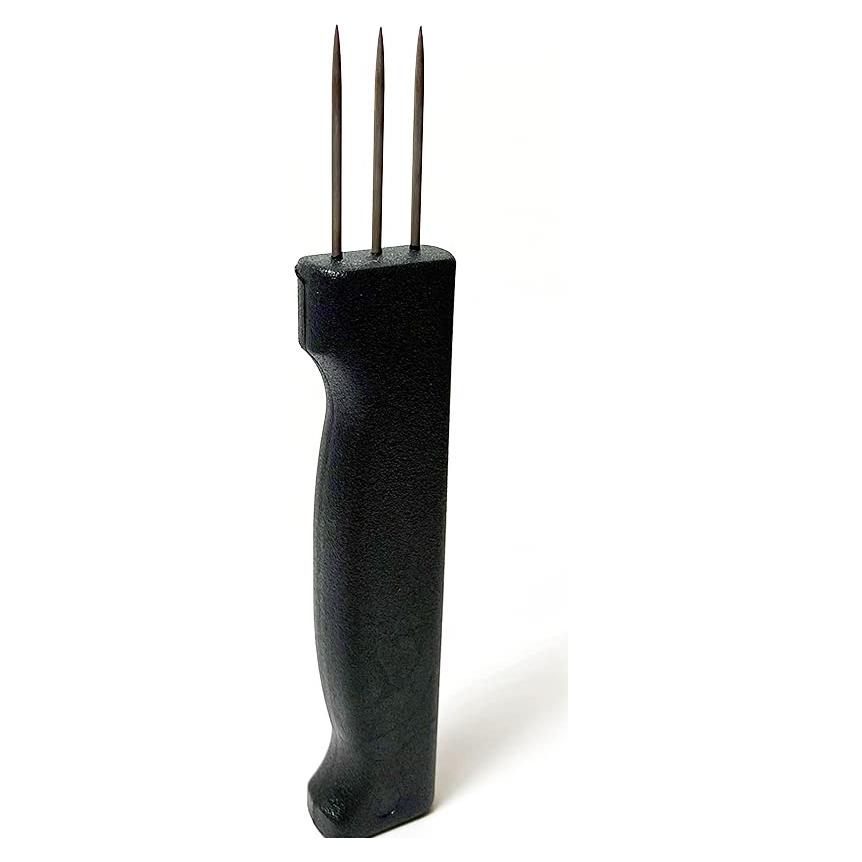 Pinche para Salchichas El Fabricante de Salchichas - 3 Púas Acero Inoxidable 13.97 cm