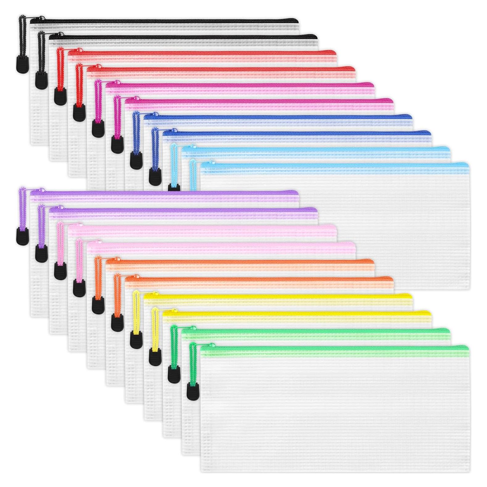 Bolsa de Cremallera de Malla EOOUT 20pcs 24.1x11.4 cm Multicolor