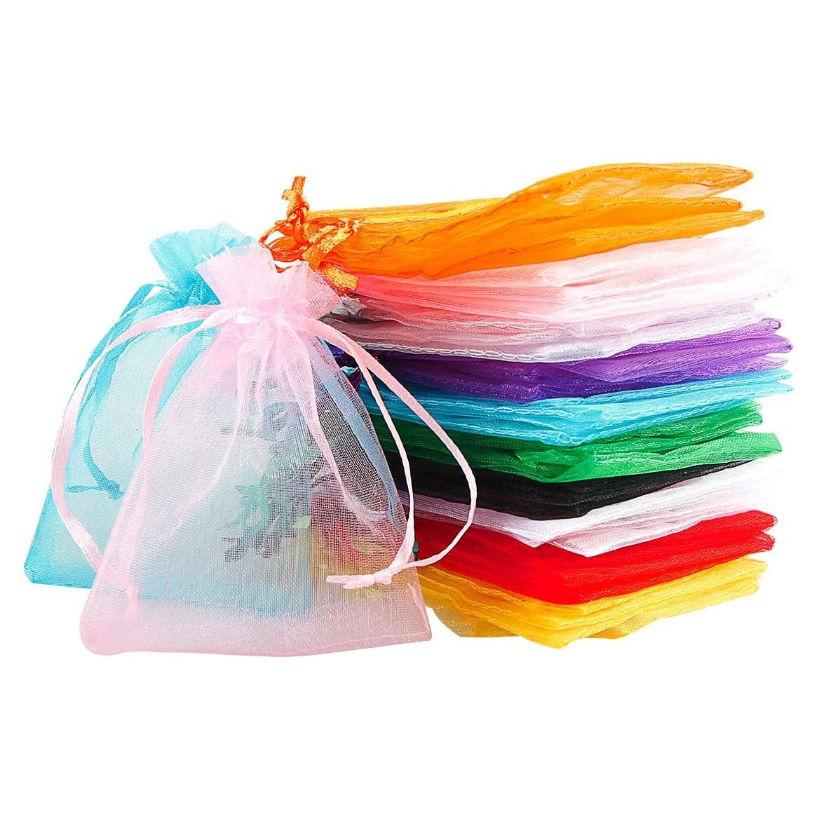 Bolsas de Organza 100PCS Meowoo 7.62x10.16cm Miscolores