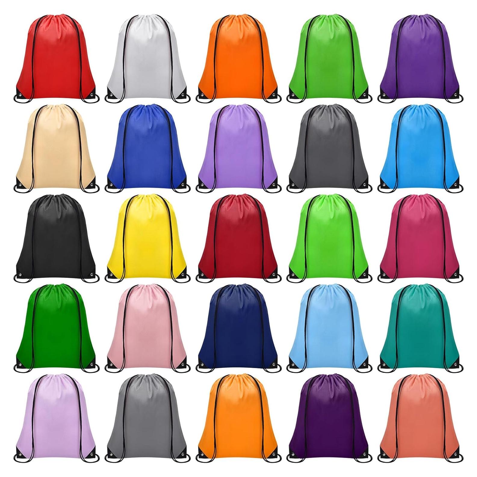 25 Bolsas con Cuerda Grneric para Gimnasio y Viajes - 14L