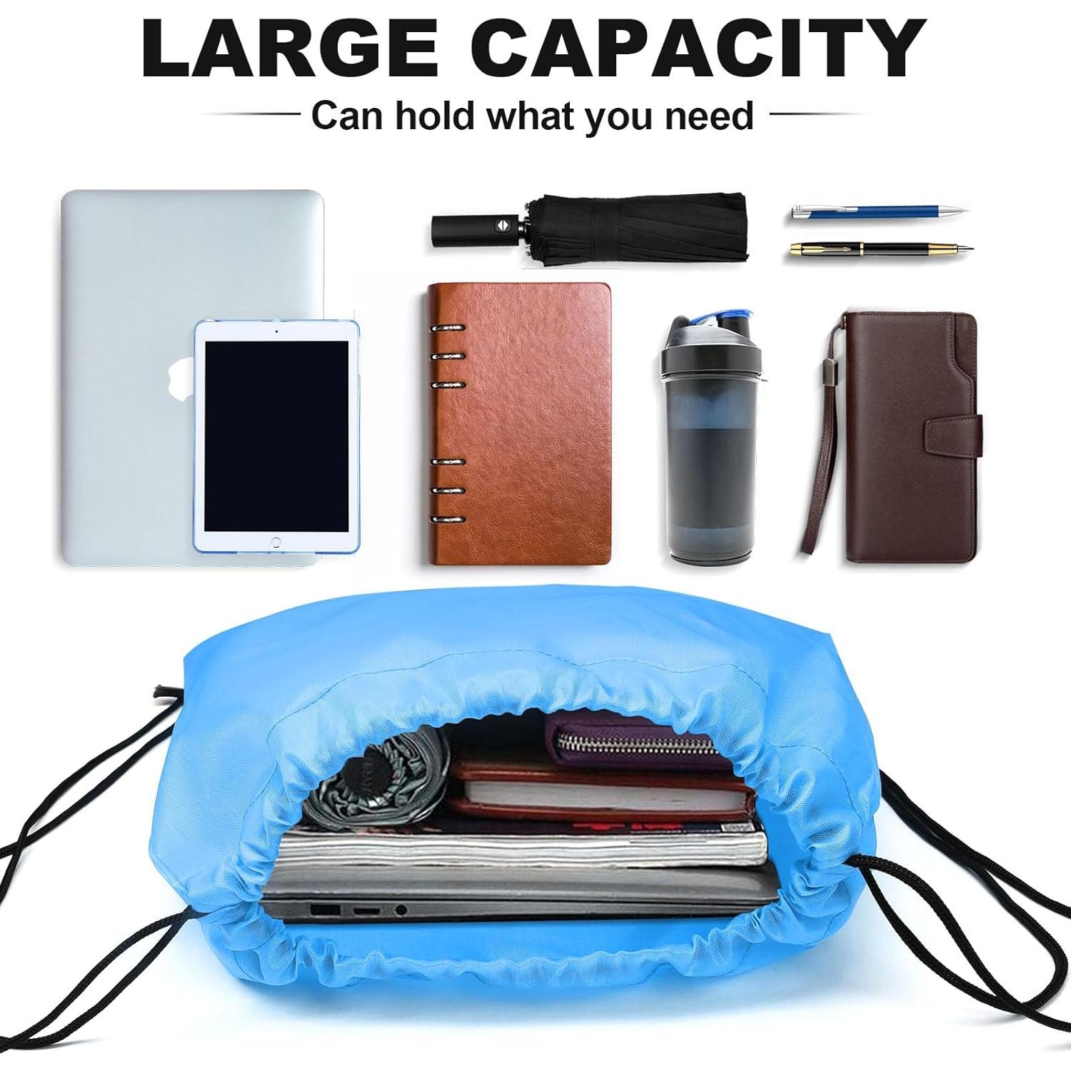 25 Bolsas con Cuerda Grneric para Gimnasio y Viajes - 14L