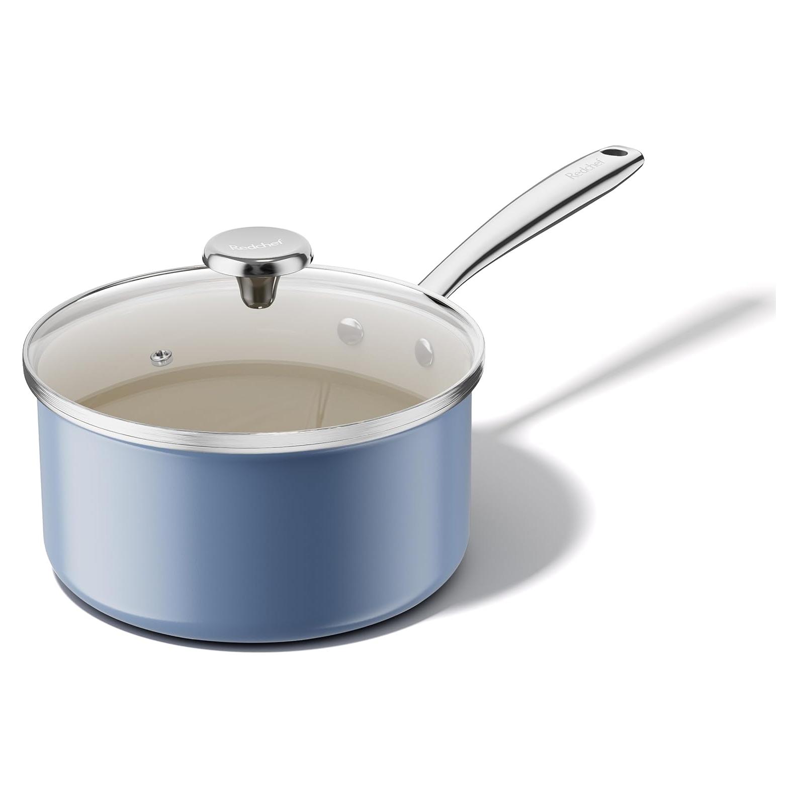 Cacerola de Cerámica Antiadherente Redchef 3.5QT Azul