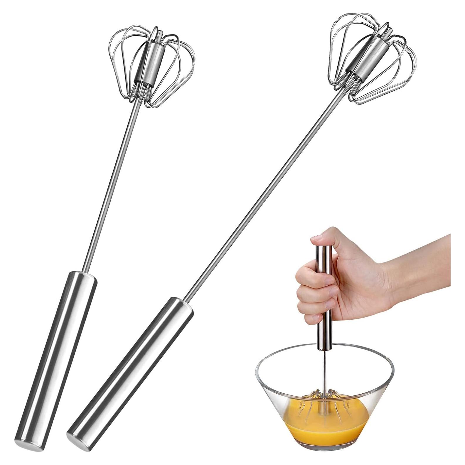 Batidor de Huevos Manual JLiup Acero Inoxidable 35.56 cm
