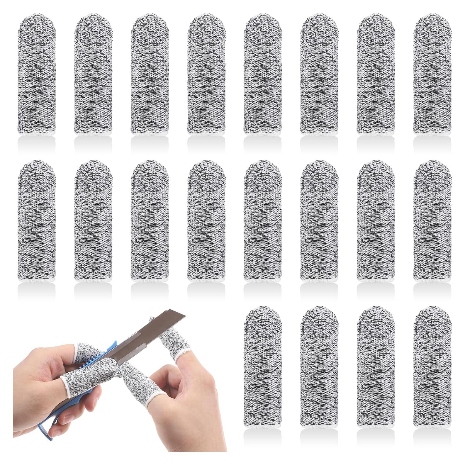 20 Protectores de Dedos Cortantes BOHUIZ Reutilizables Antideslizantes