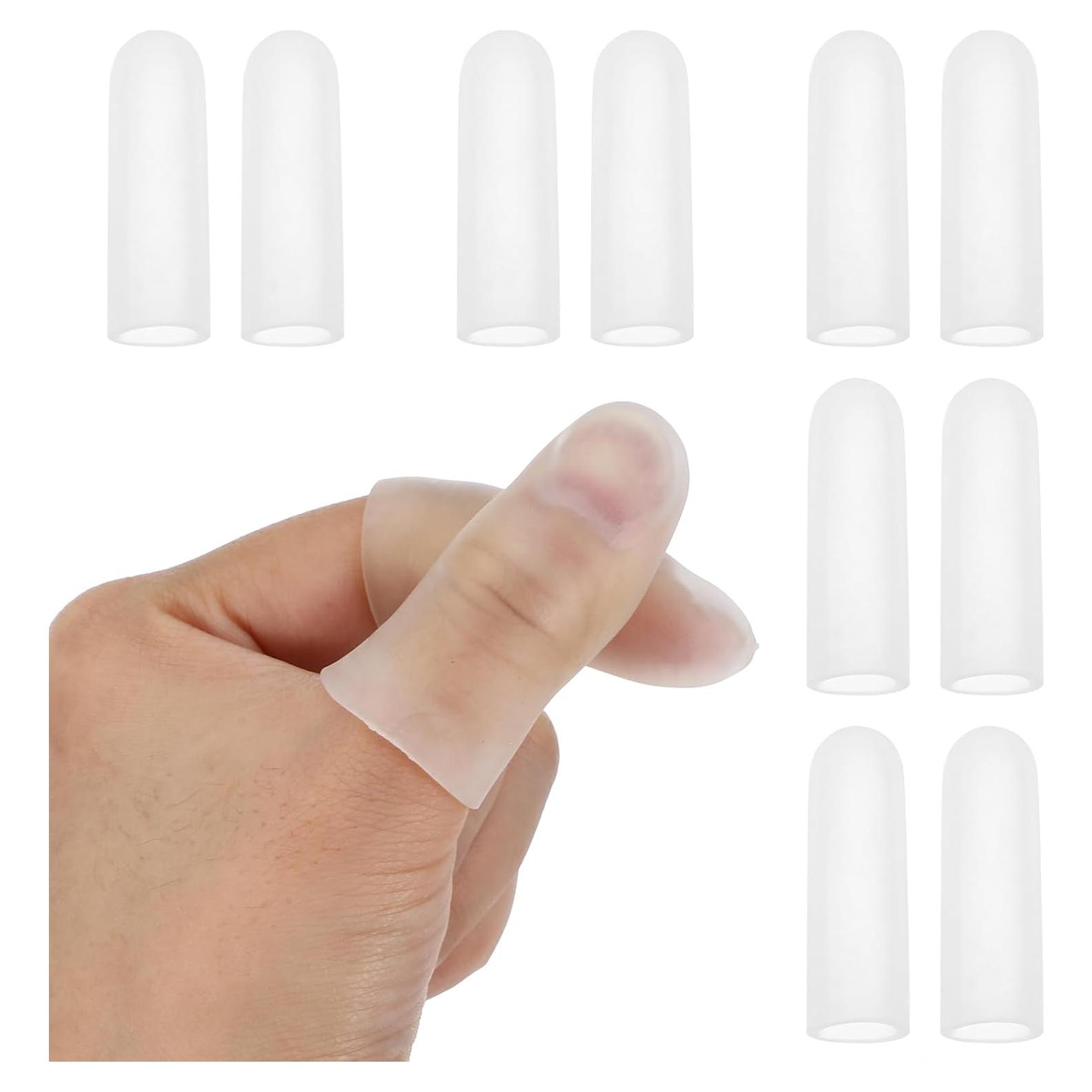 Fundas de Gel para Dedos WY LIGHTING, 10 Piezas, Transparente