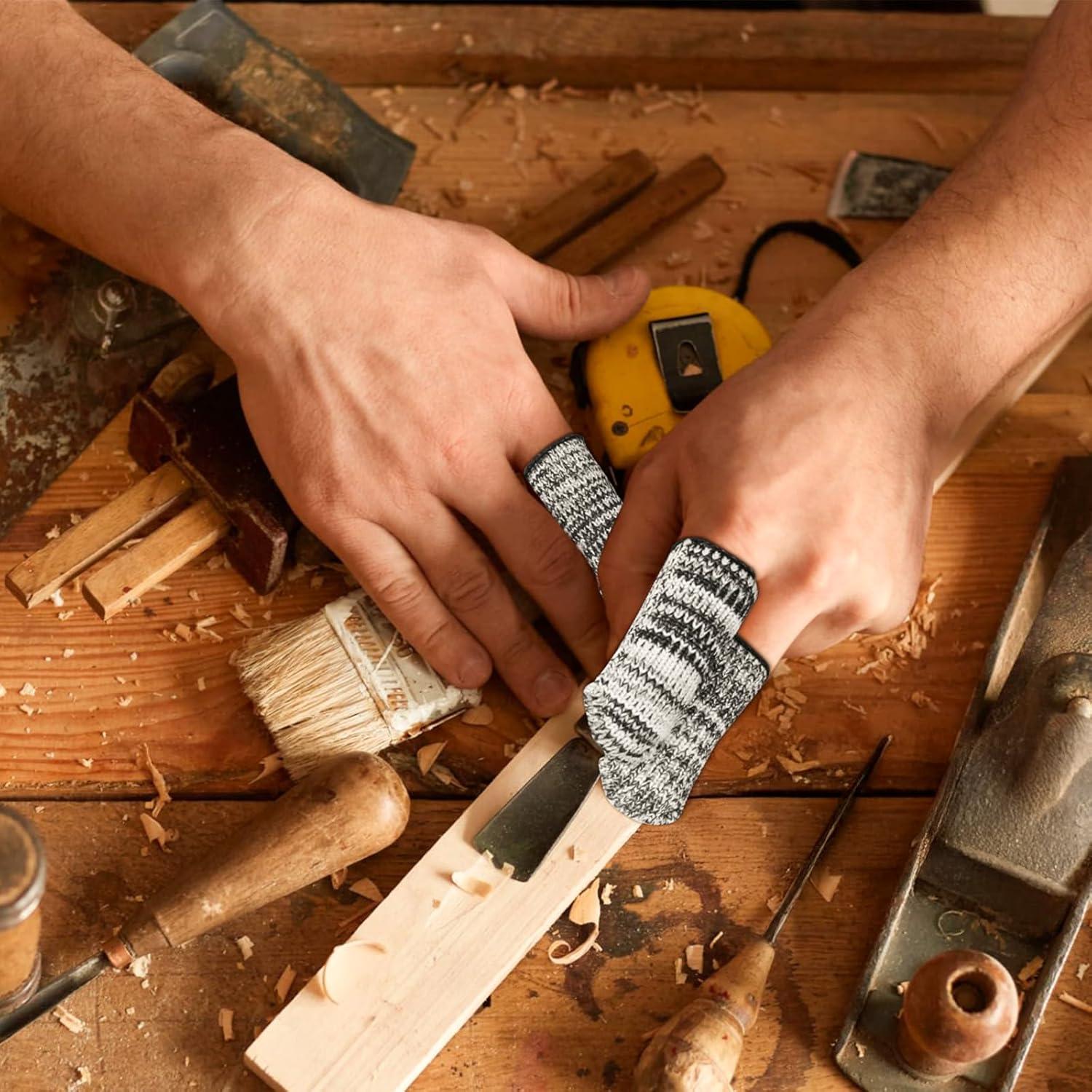 Mangas de Dedo Antideslizantes Dirvcp - 20 Unidades para Cocina y Jardinería