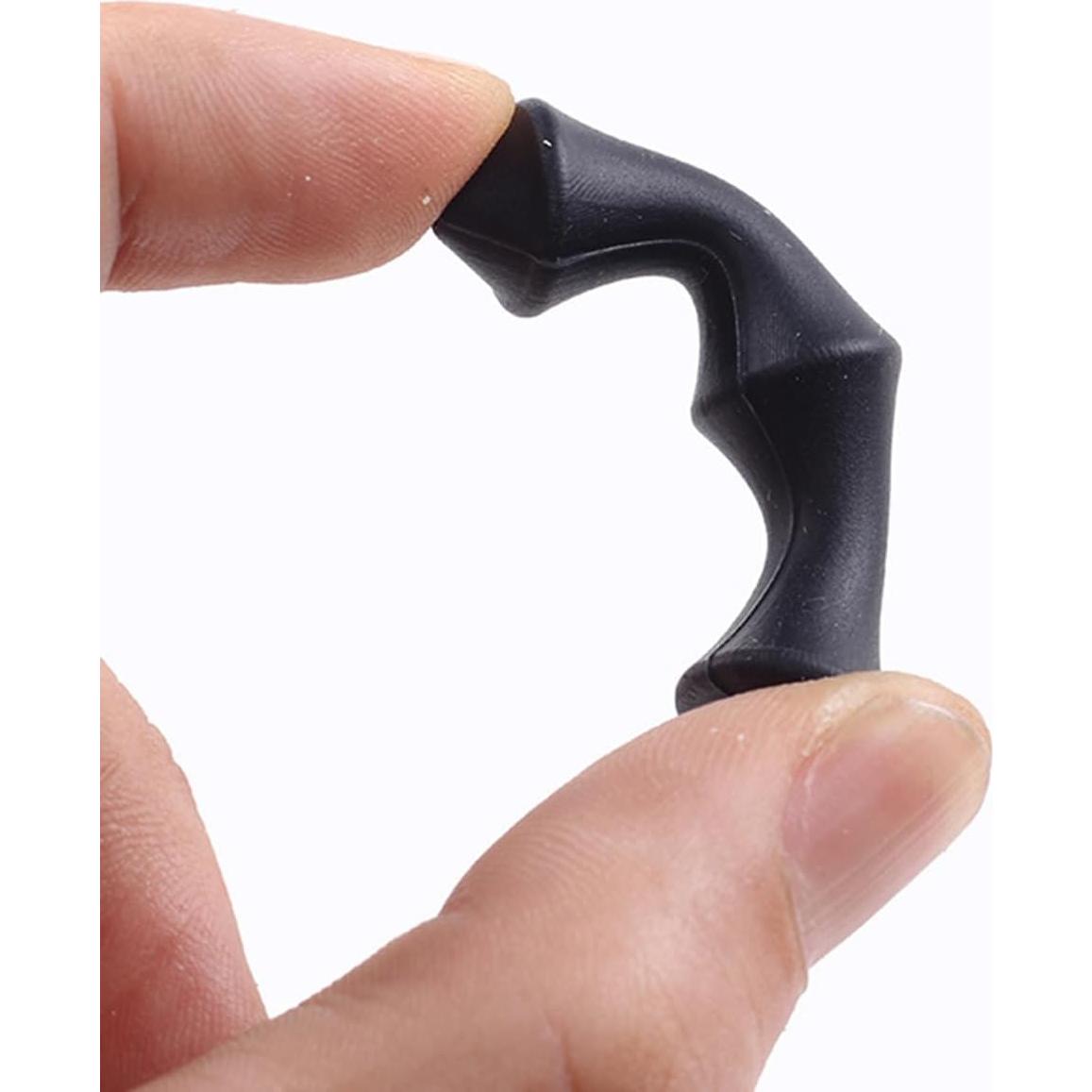 3 Protectores de Dedos para Cuerda de Arco CHENGSHIZI Goma