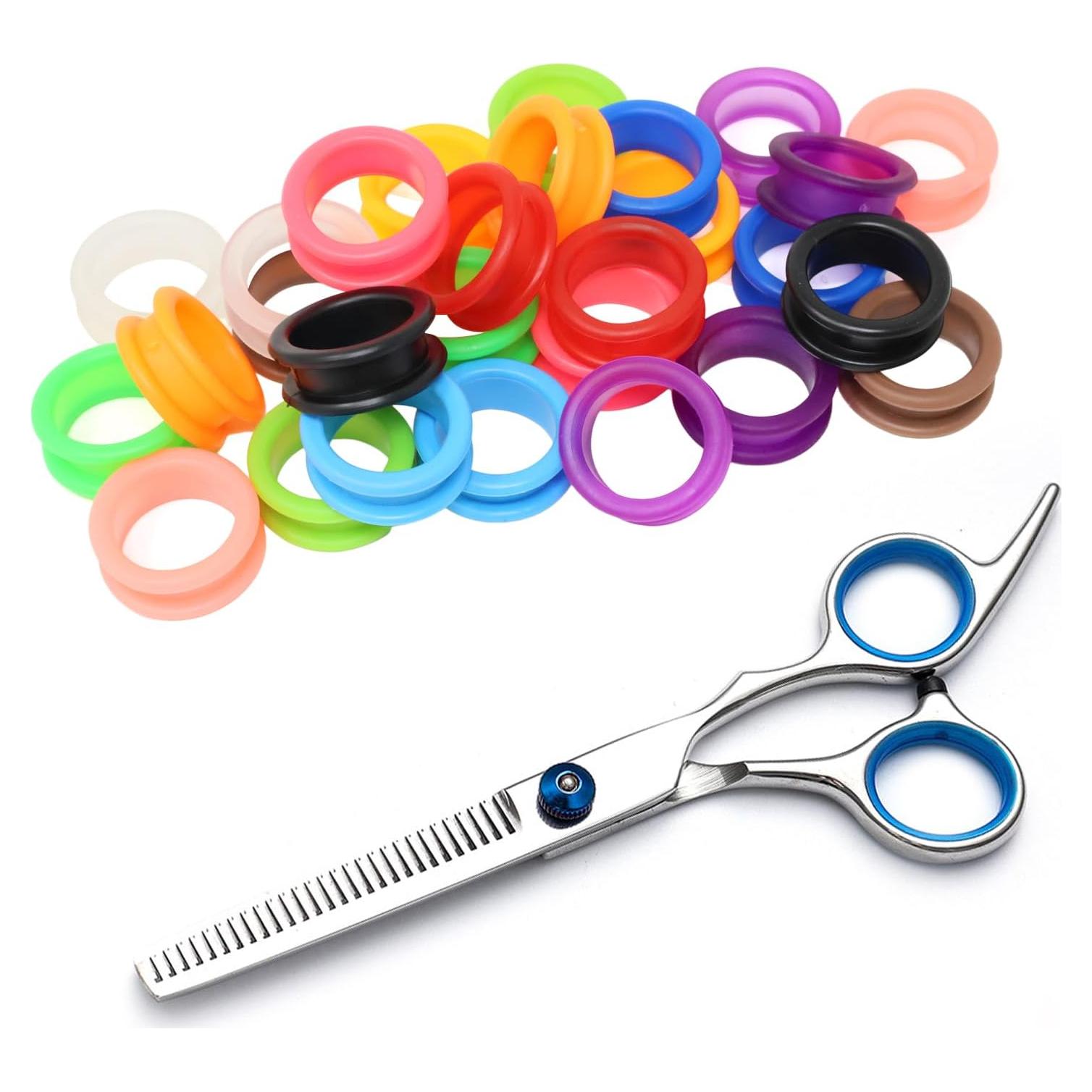 Anillos de Dedos de Silicona Honbay 28PCS para Tijeras