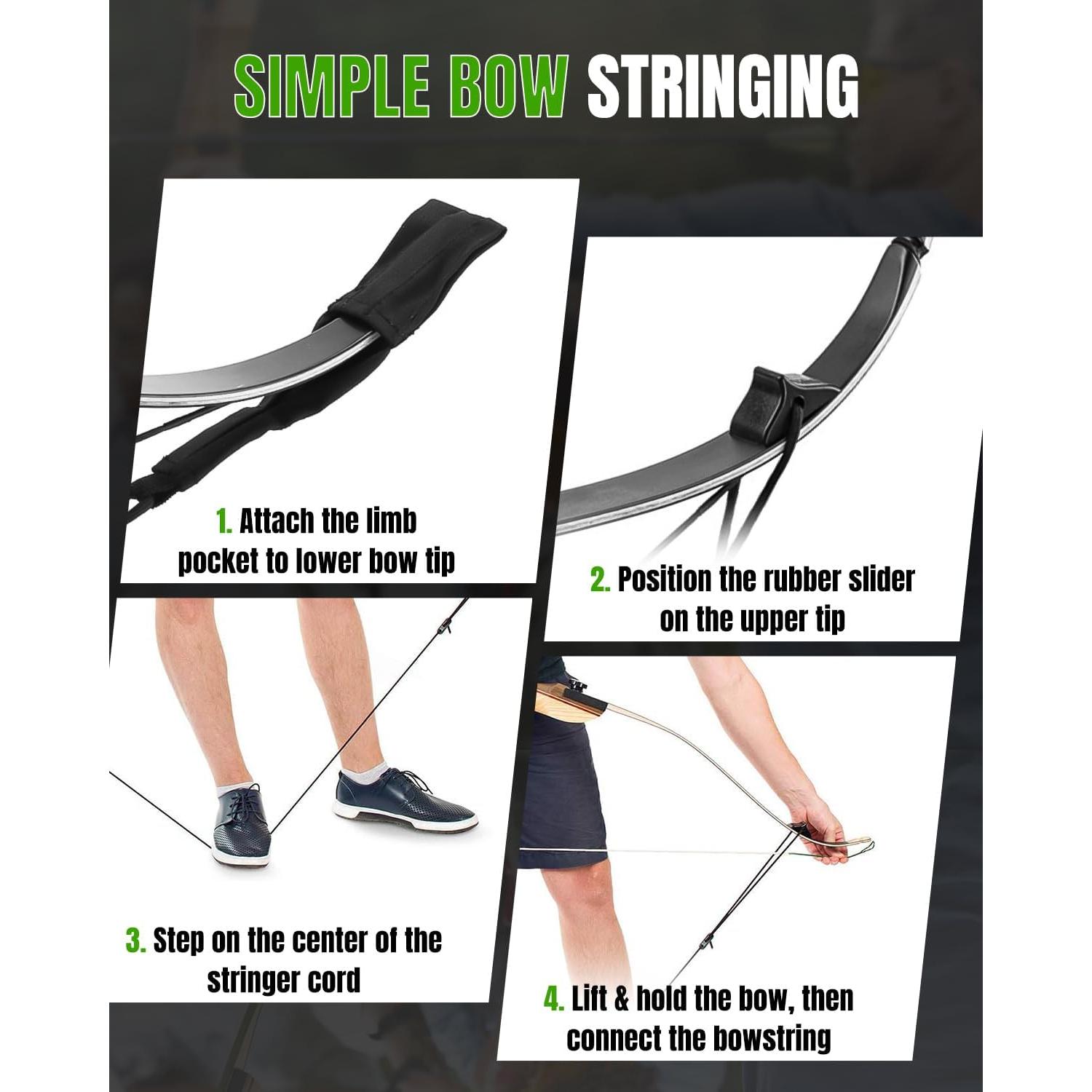 Herramienta de Stringer para Arcos Pawfly - Nylon Resistente