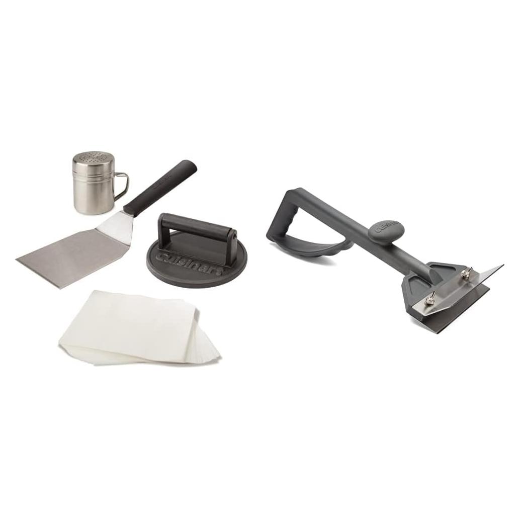 Kit de Hamburguesas Aplastadas Cuisinart CSBK-400 Hierro Fundido