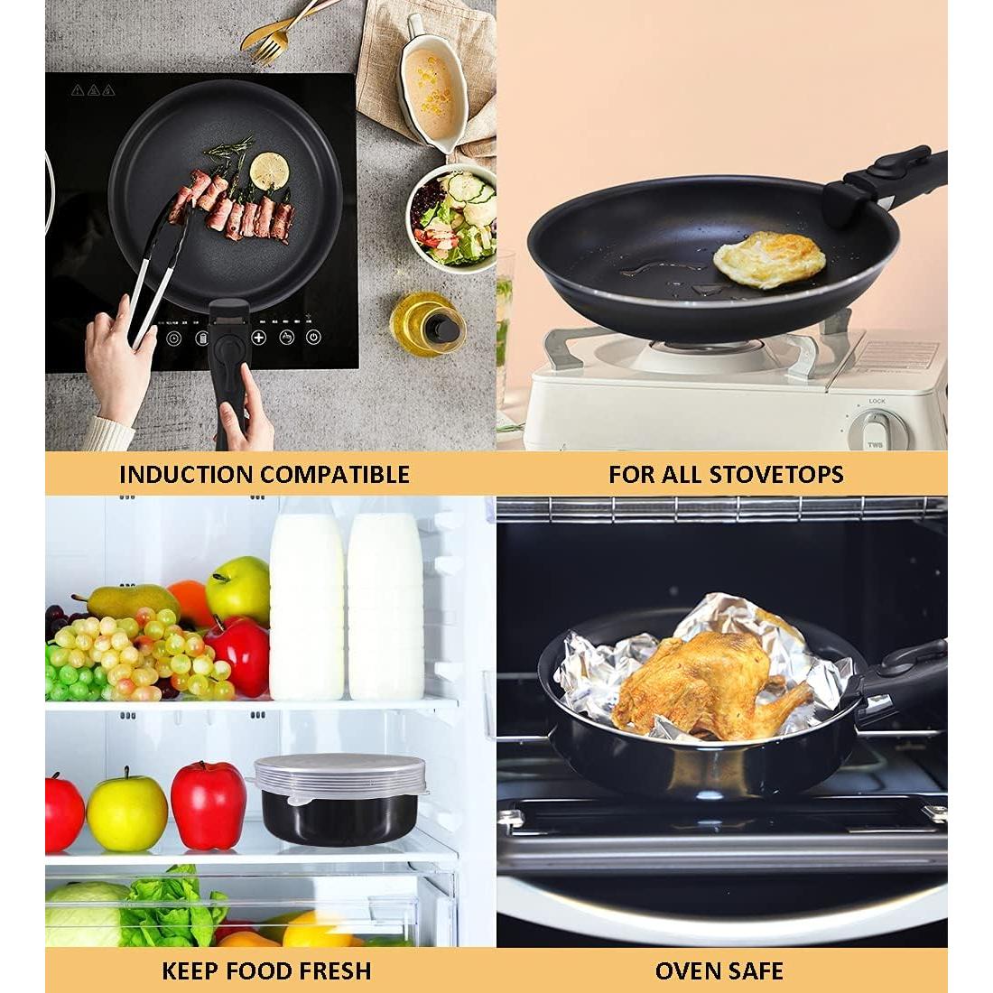 Juego de Utensilios de Cocina 16 Piezas XEEYAYA Antiadherente