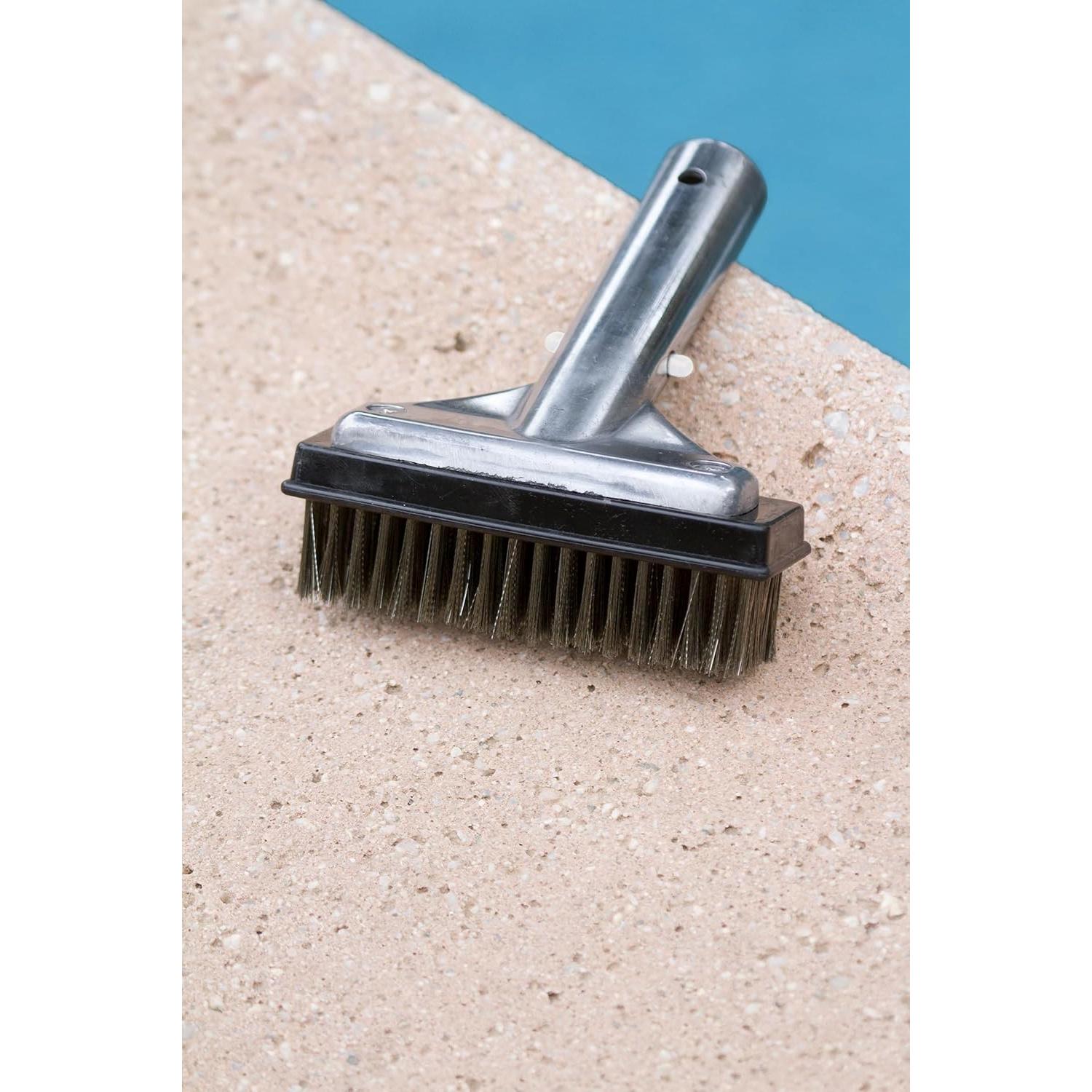 Cepillo de Algas 5" Poolmaster 20178 con Cerdas de Acero Inoxidable