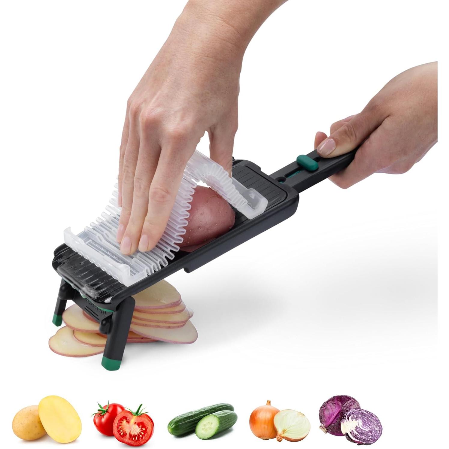 Cortador de Mandolina Nocutu Dreamfarm - Ajustable 1-3mm, Antideslizante