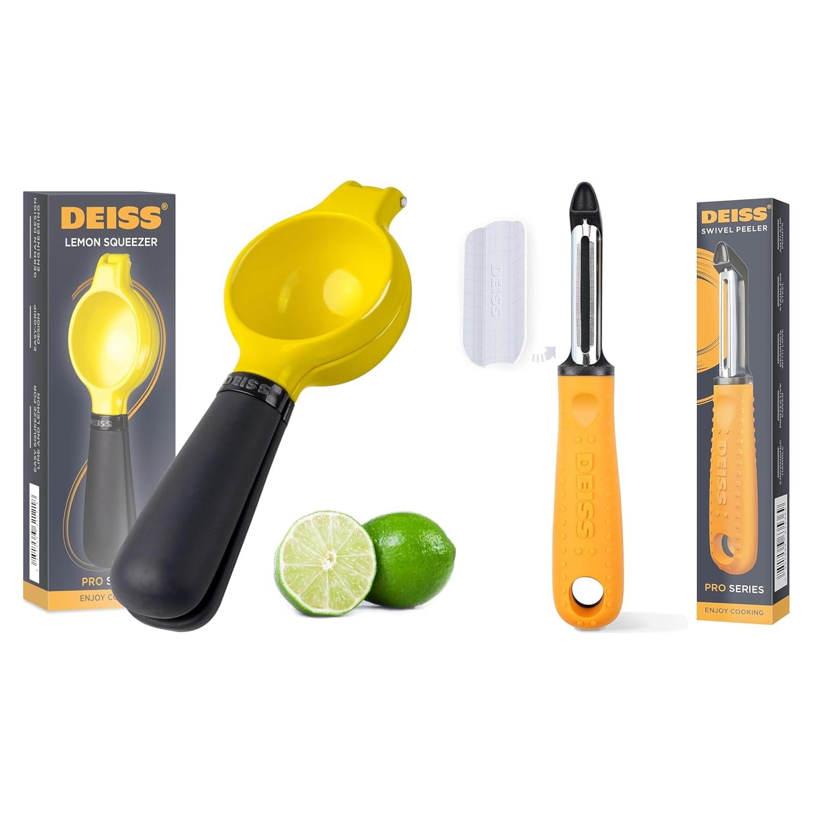Exprimidor Manual Deiss Pro de Metal para Limón y Lima