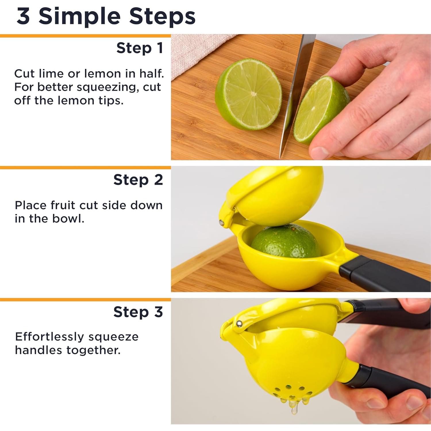 Exprimidor de Limón Deiss Pro de Metal y Rallador de Queso