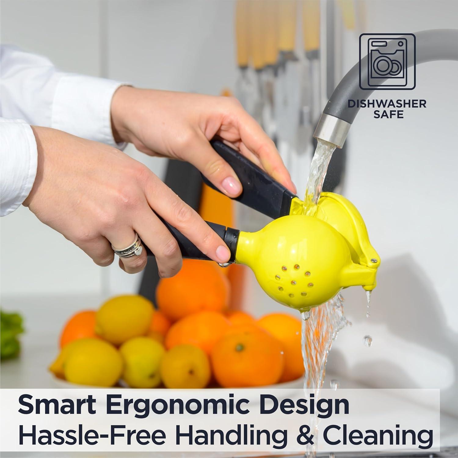 Exprimidor de Limón Deiss Pro de Metal y Rallador de Queso