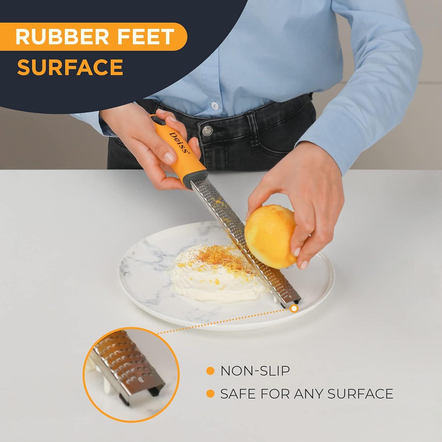 Exprimidor de Limón Deiss Pro de Metal y Rallador de Queso