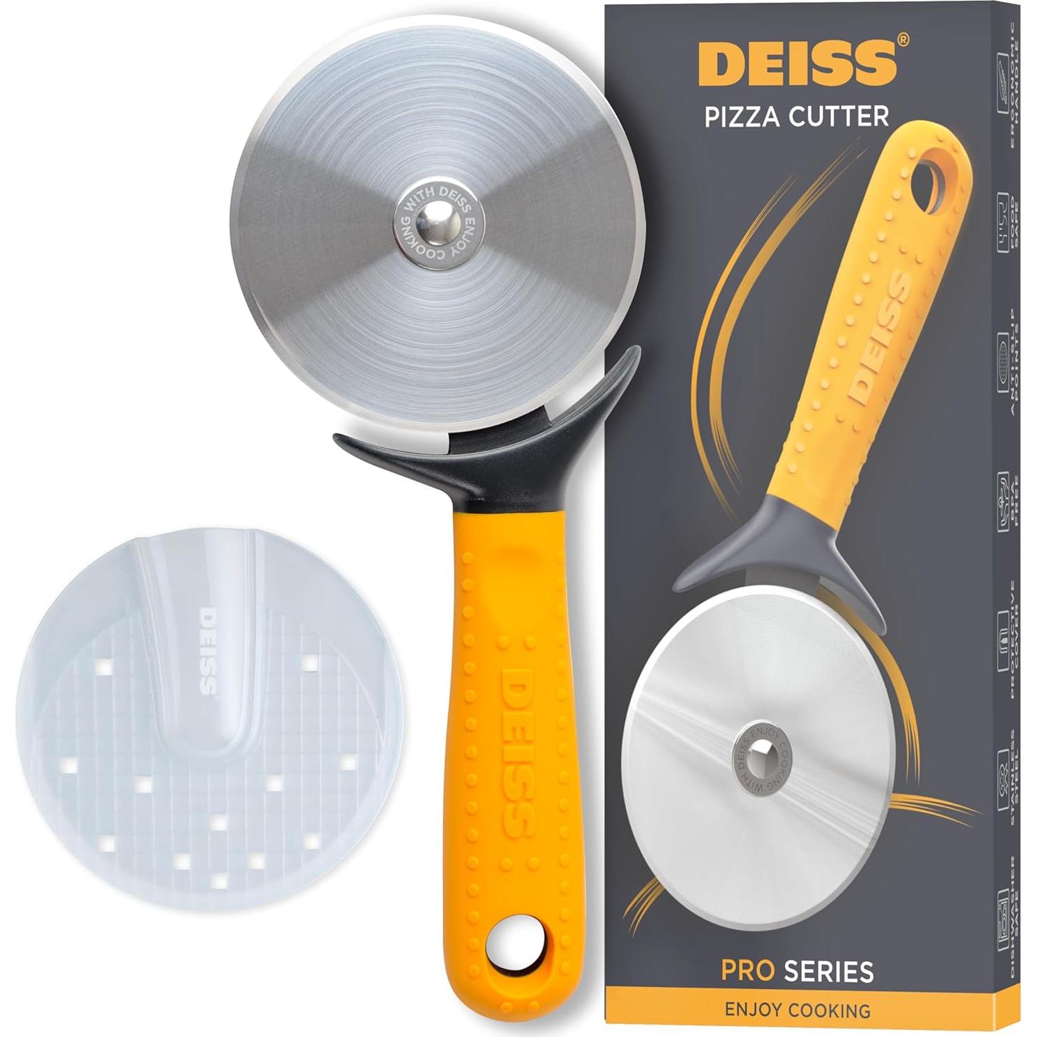 Exprimidor de Limón Deiss Pro Metal y Cortador de Pizza Acero Inoxidable